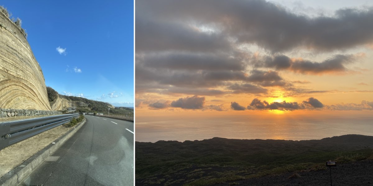 半日コースの風景